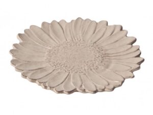 Linea Romantica – Ontbijtbord in de vorm van een margriet , wit