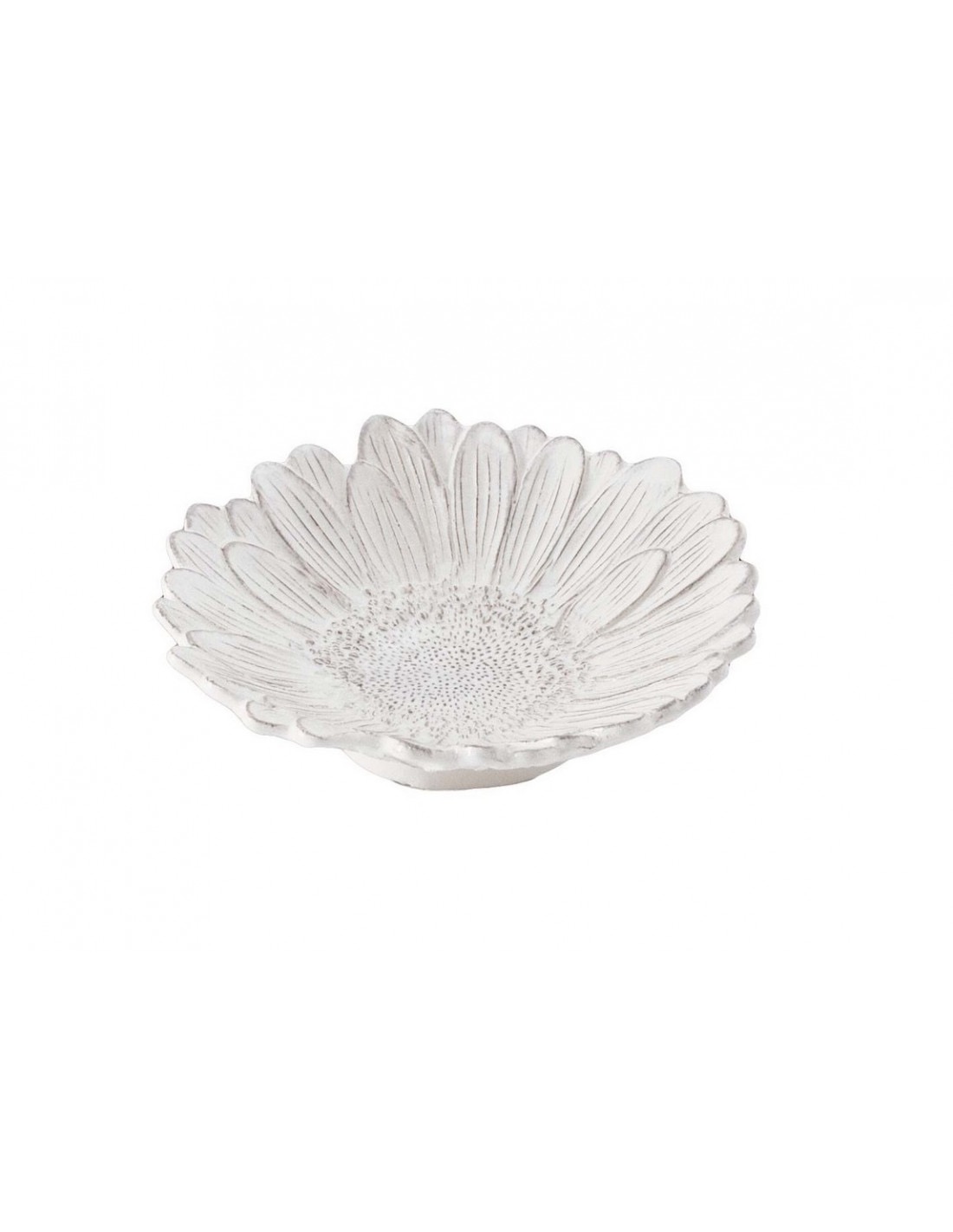 Linea Romantica – Ontbijtkom of serveerschaaltje – Margriet wit